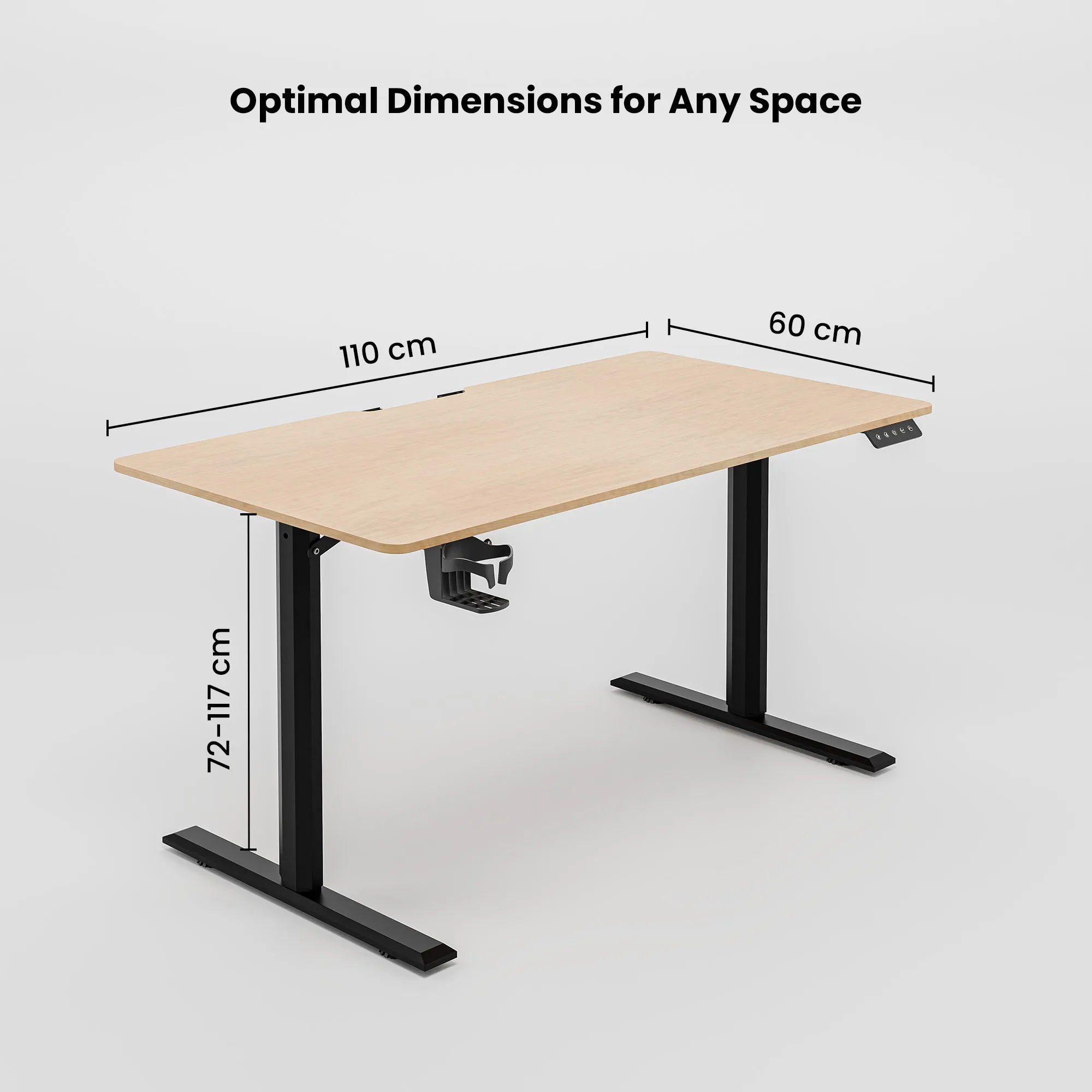 Green Soul Imperium Multi-Purpose Electric Height Adjustable Study Table