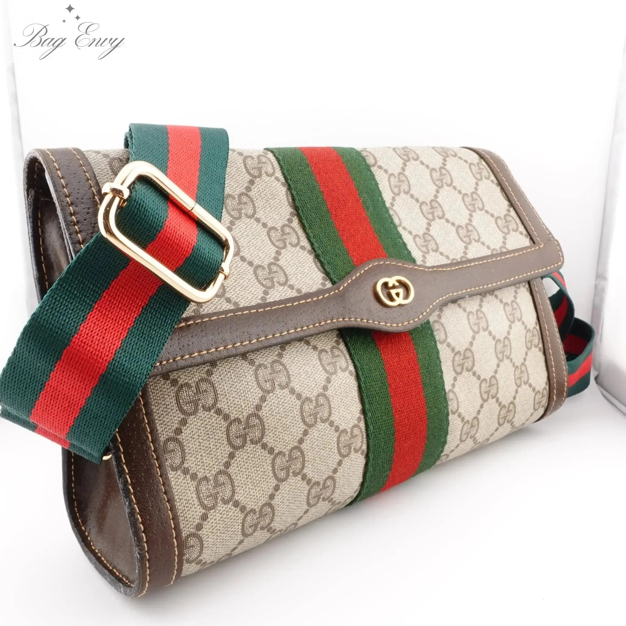 GUCCI Medium Ophidia Clutch with Strap