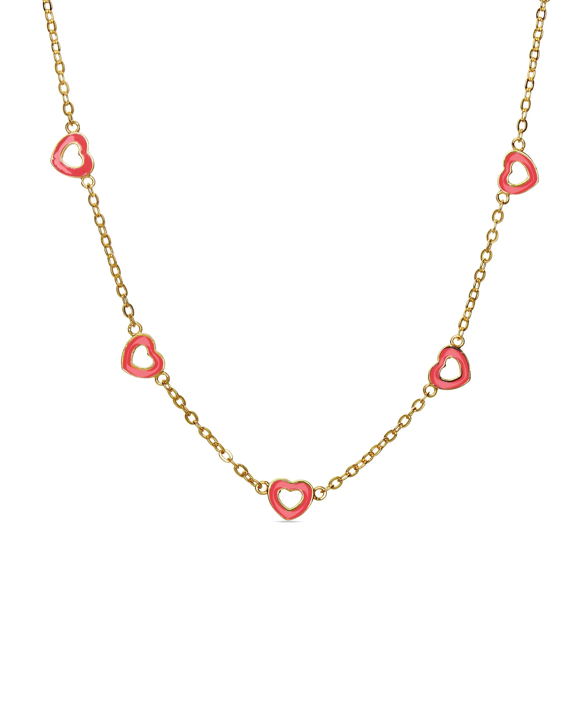 Heart Station Necklace