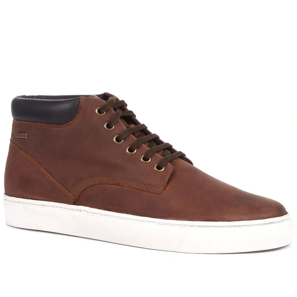 Hendon High-Top Leather Trainers - HENDON / 322 064