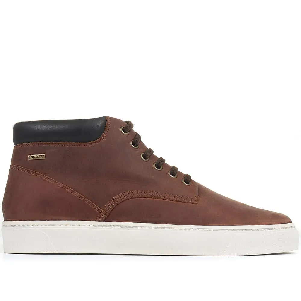 Hendon High-Top Leather Trainers - HENDON / 322 064