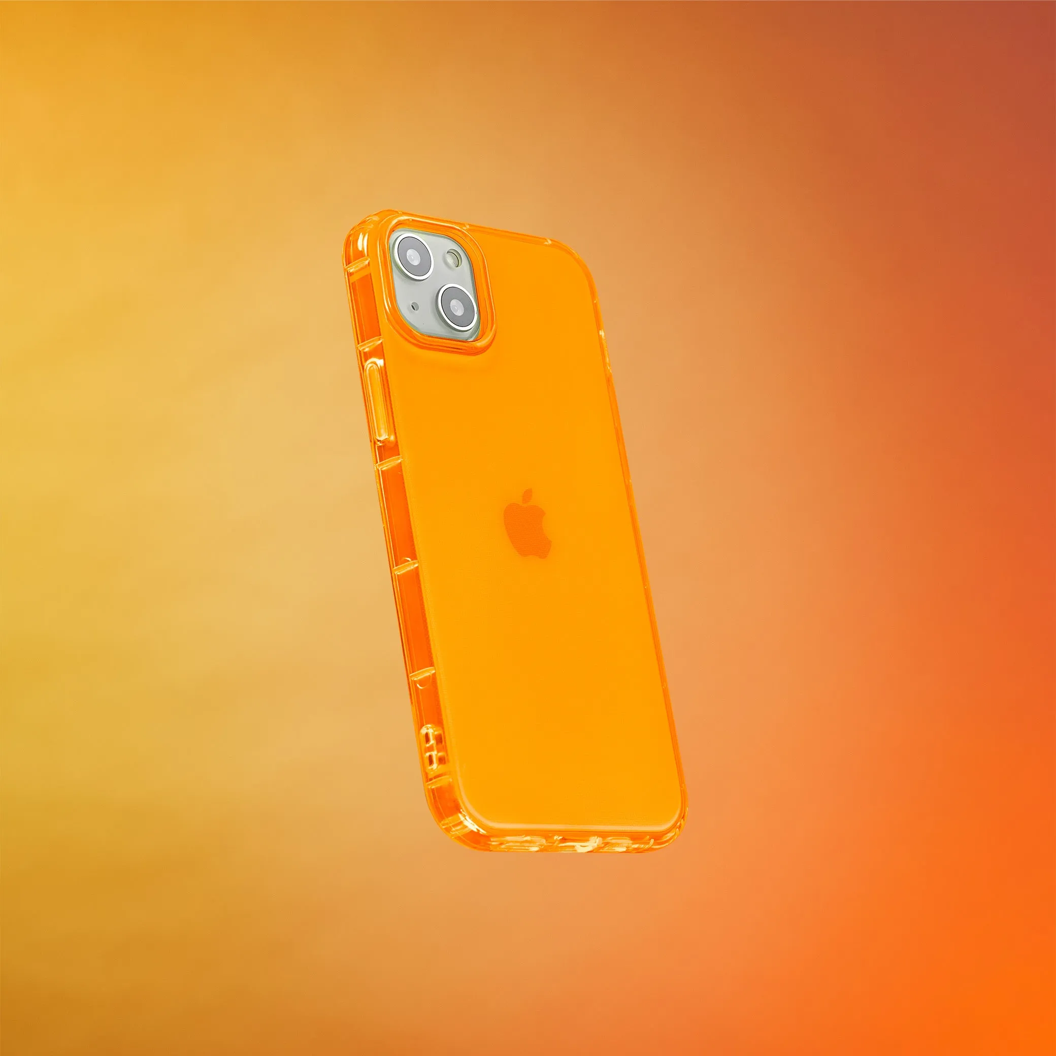 Highlighter Case for iPhone 15 Plus - Intense Bright Orange