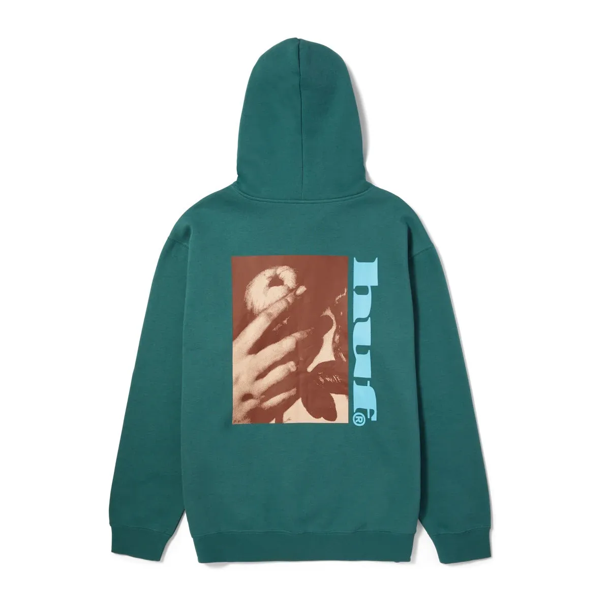 Huf Street Knowledge Hoodie Green