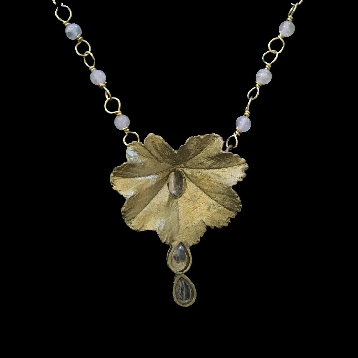 Lady's Mantle Pendant - Beads