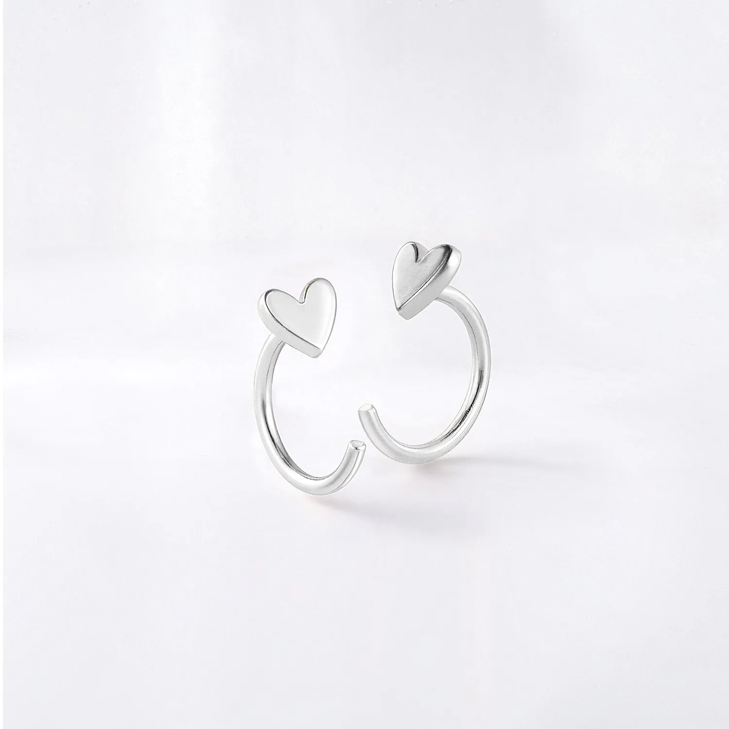 Little Heart Huggie Earrings