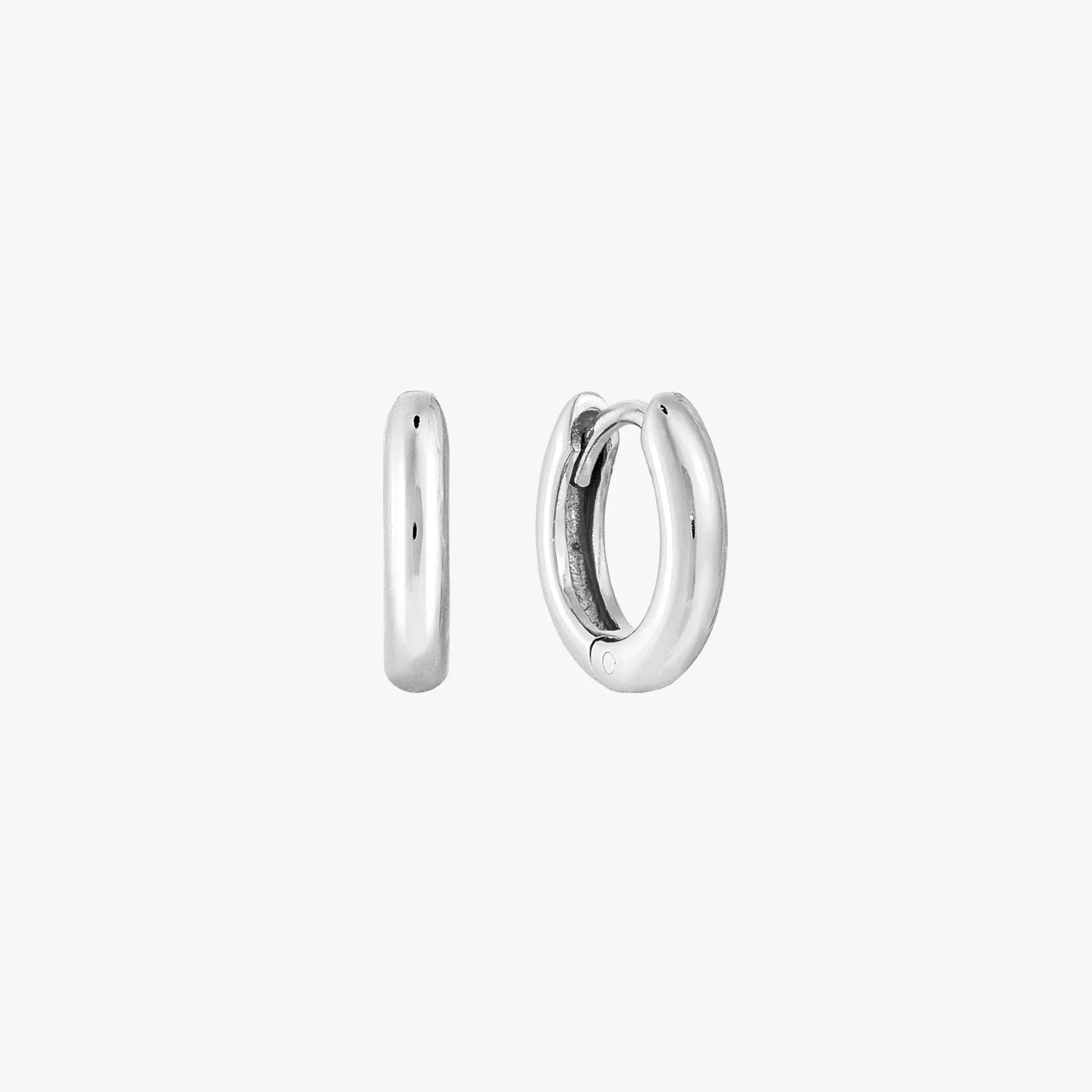 Luxe Minimal Chunky Huggie Earrings