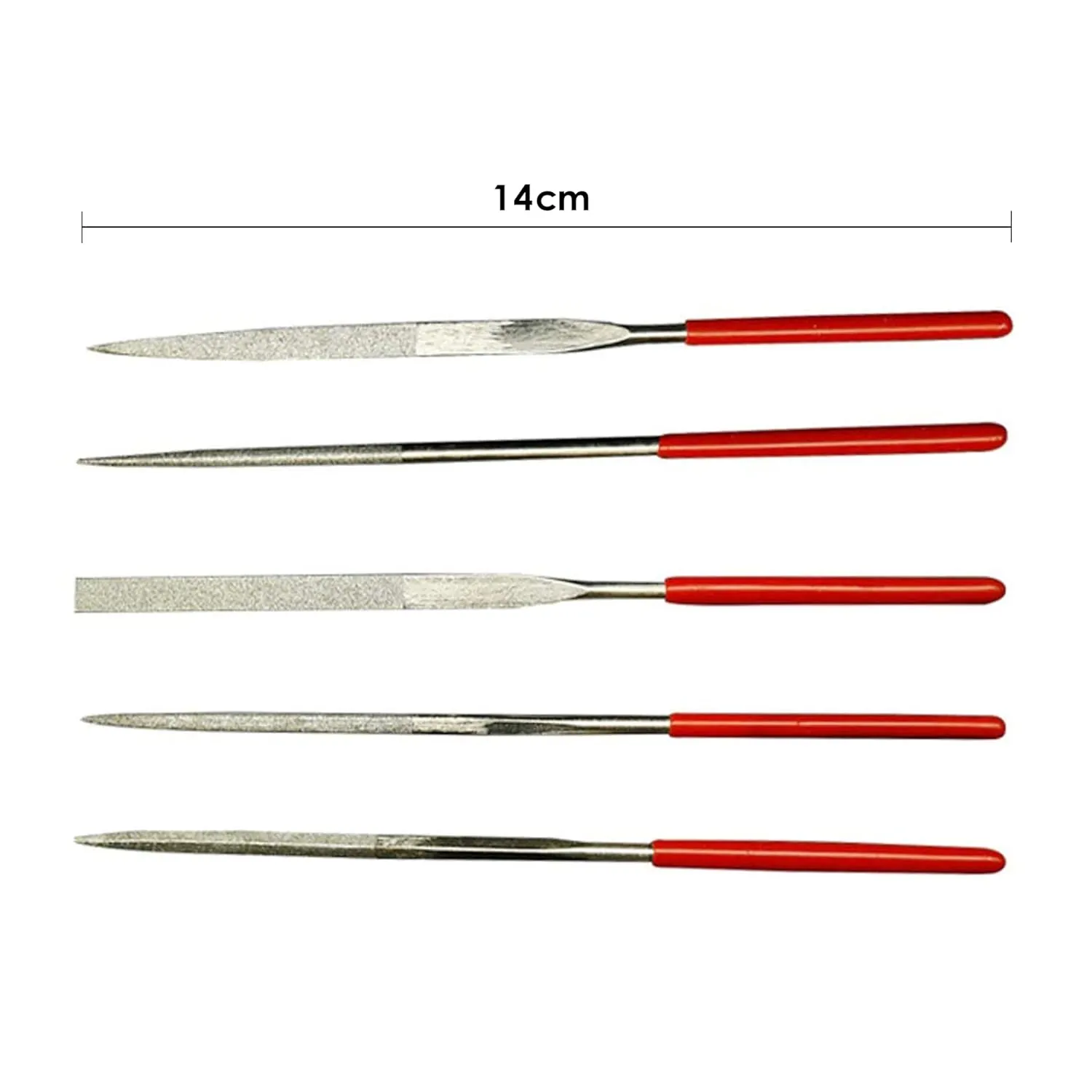 MAF 5NFS 14cm Needle File Set for Metal, Glass, Stone, Jewelry, Art and Craft Work Tool Set