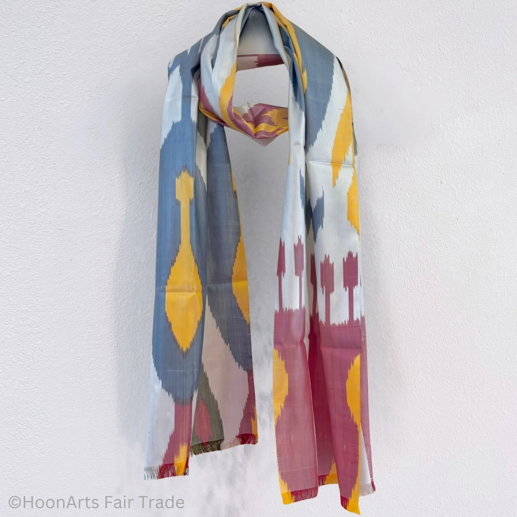 Maryam Silk Ikat Scarf