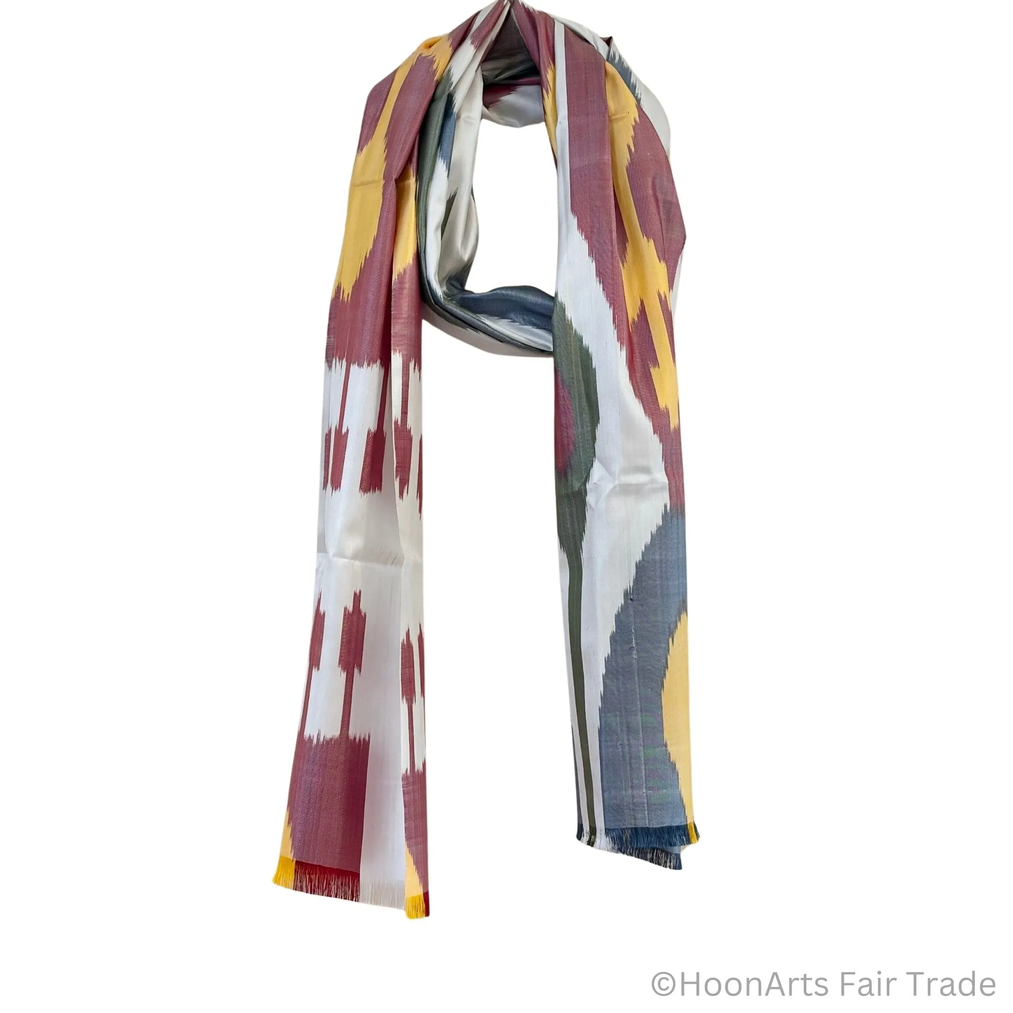 Maryam Silk Ikat Scarf