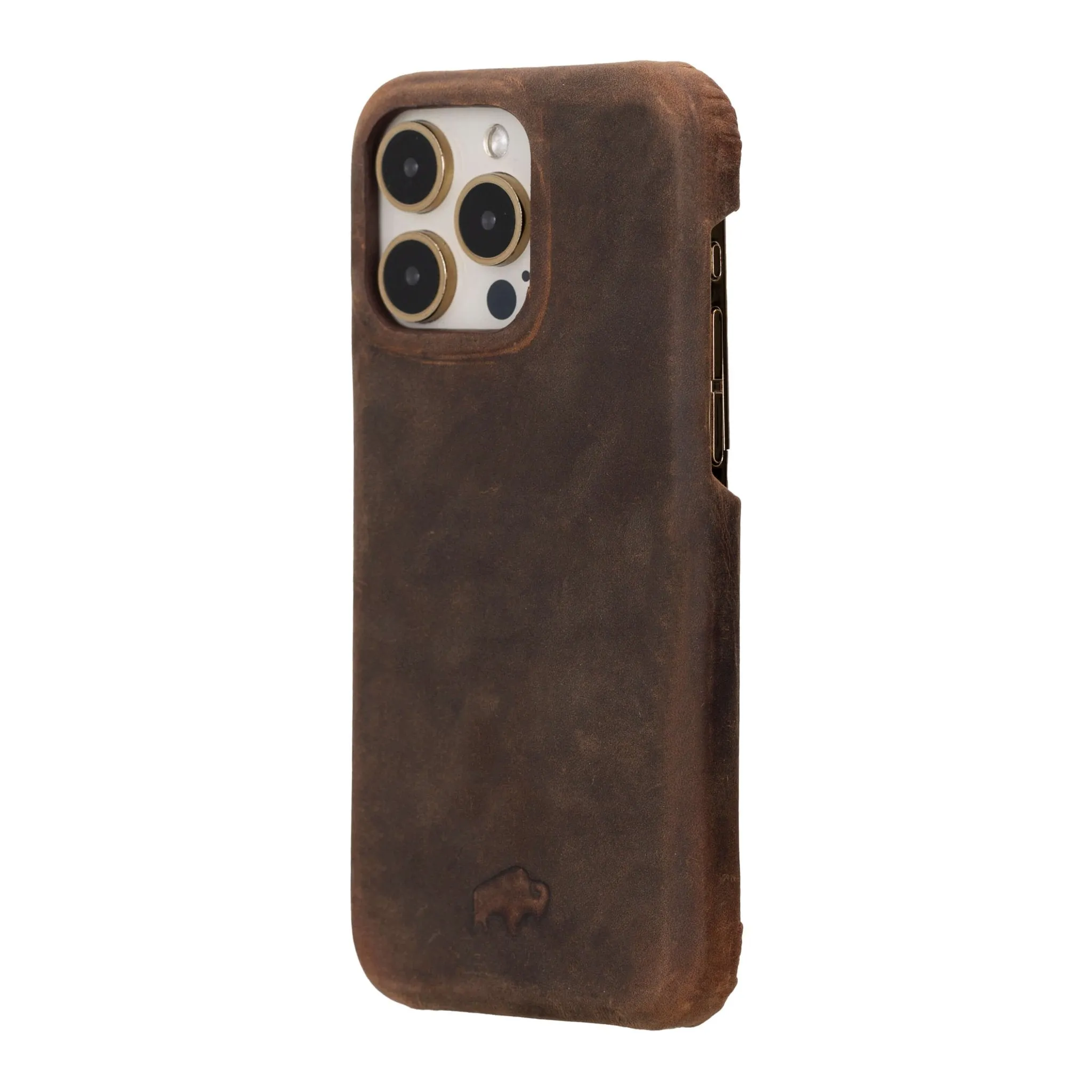 Mason iPhone 14 Pro Max Case, Distressed Coffee