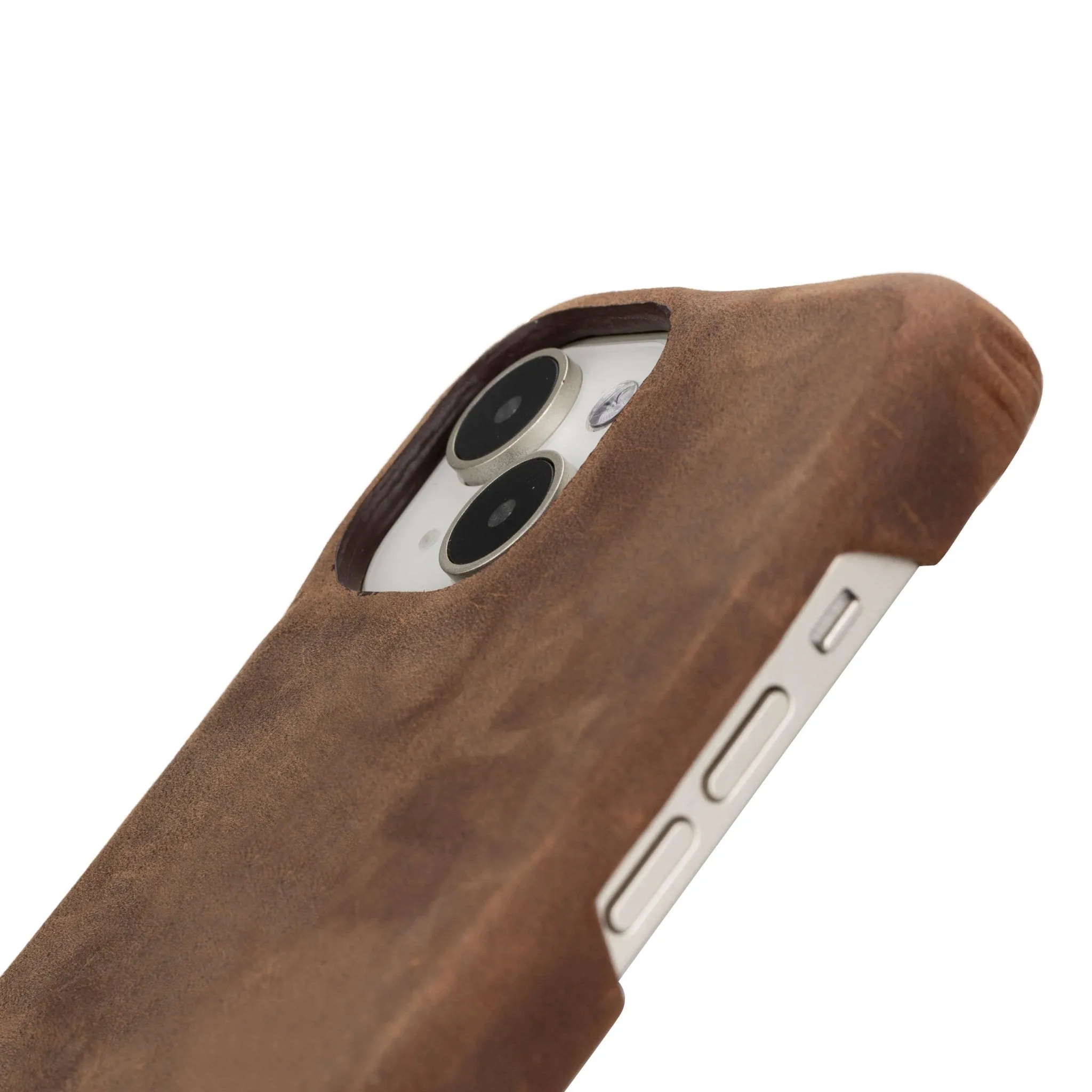 Mason iPhone 15 Plus Case, Distressed Coffee