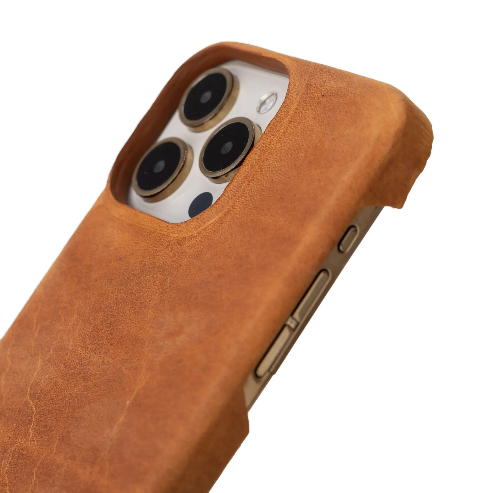 Mason iPhone 15 Pro Max Case, Golden Brown