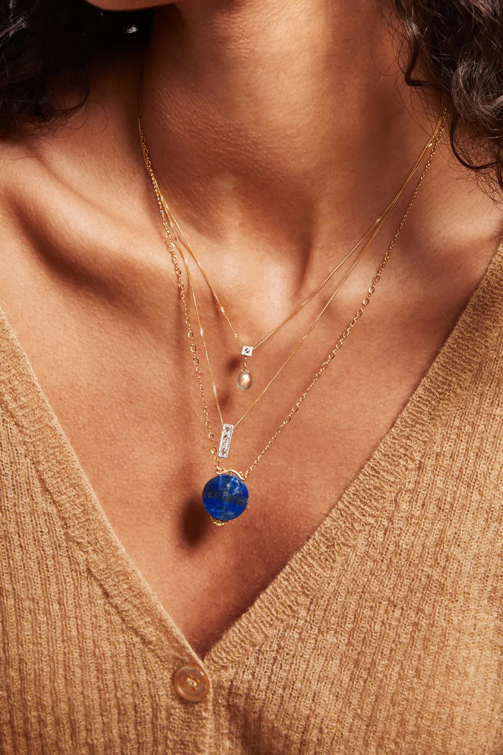 Nahana Necklace Lapis