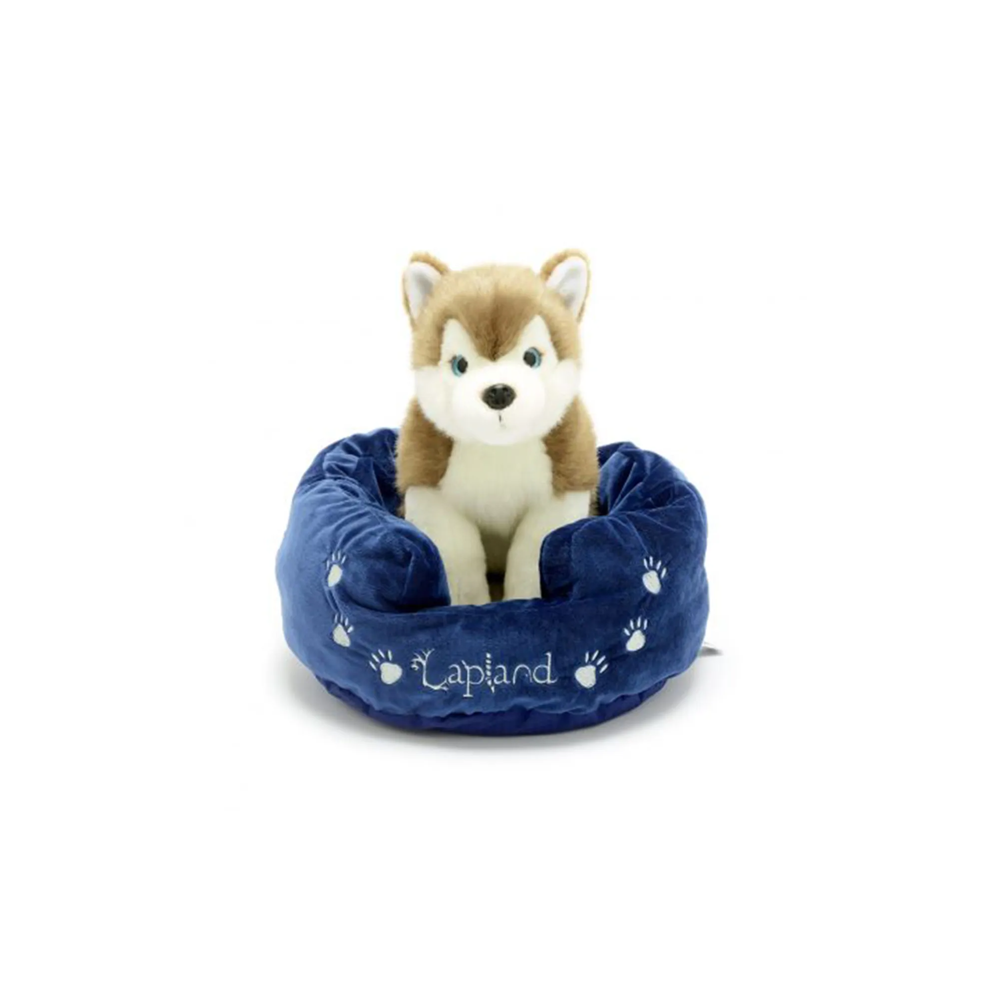 Navy Husky Dog Bed