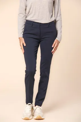 New York Slim women's chino pants in jersey technical slim fit ①