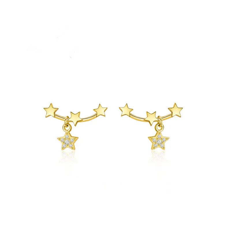 Noble Heart Stud Earrings