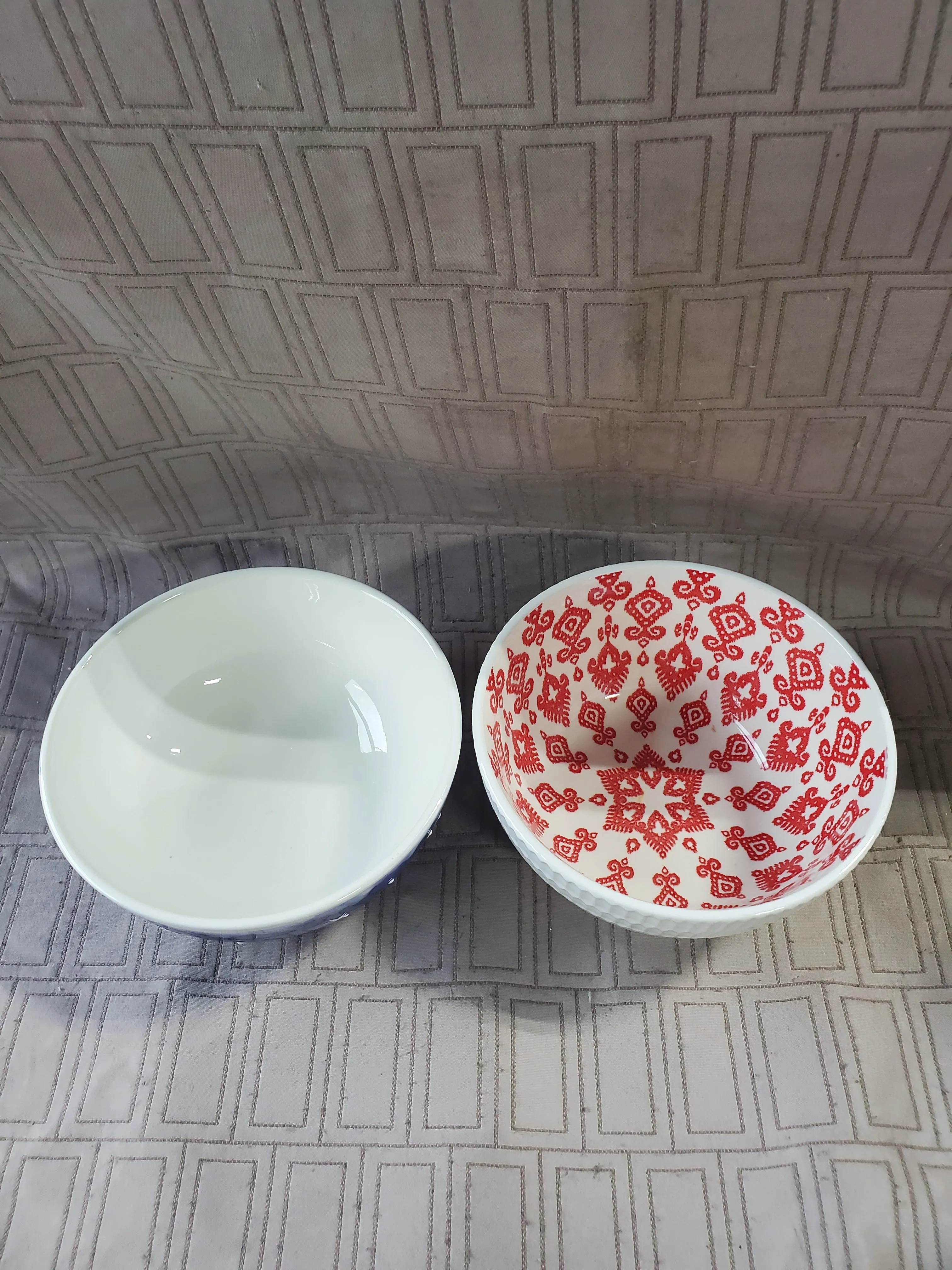 Pair of Holiday Soup Bowls