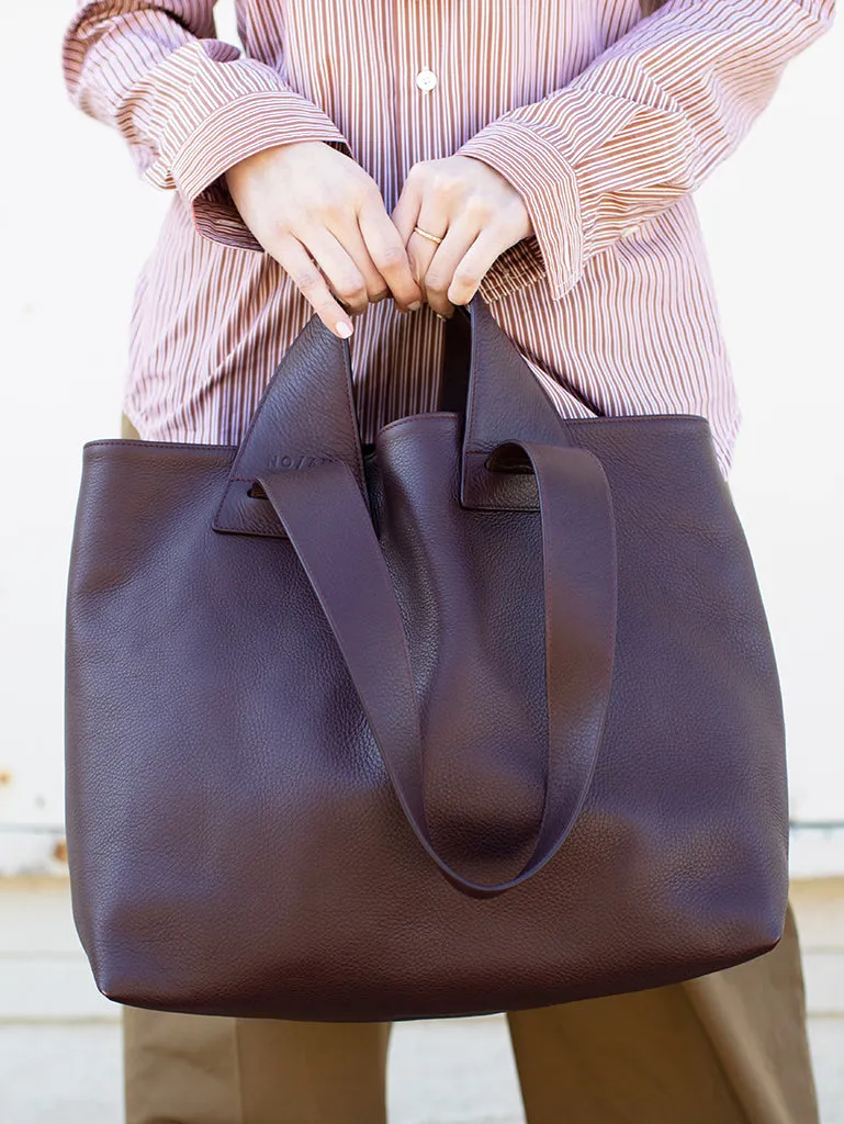 Plein Aubergine Tote