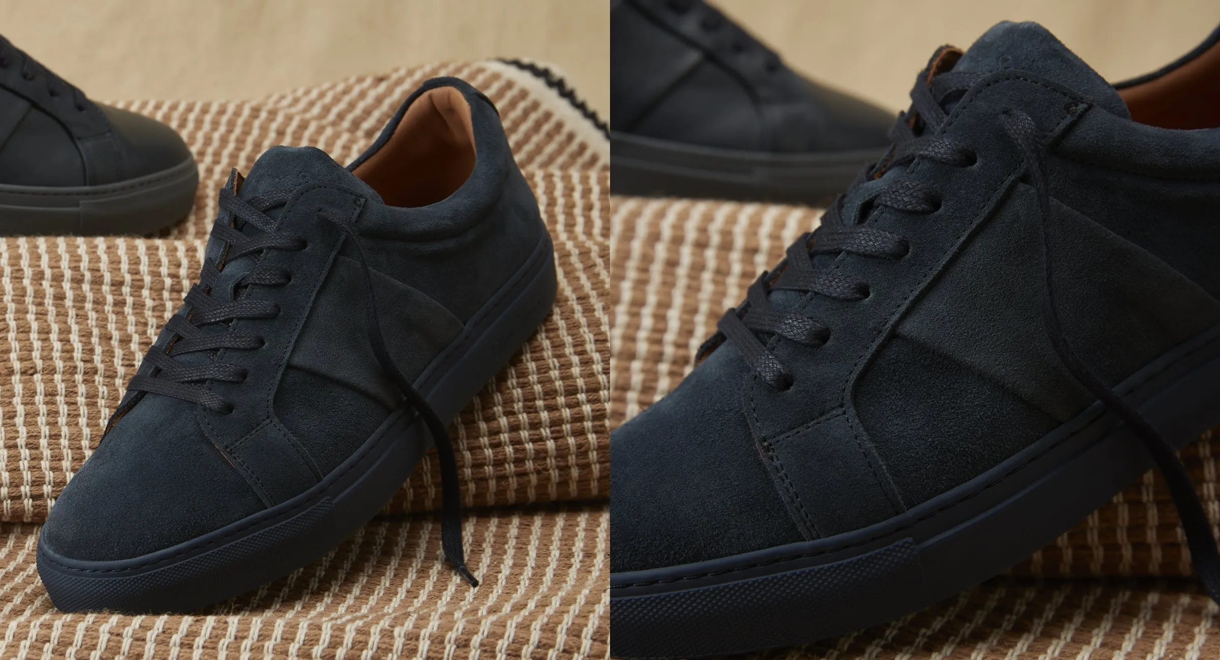 Quintos Navy Suede