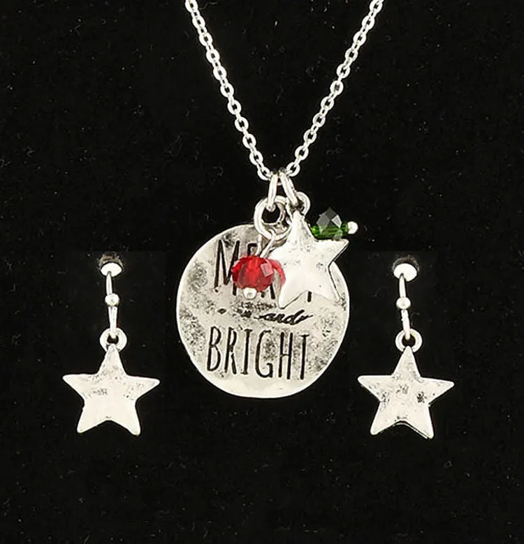 "Merry & Bright" Necklace & Earring Set