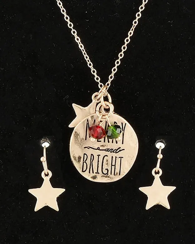 "Merry & Bright" Necklace & Earring Set