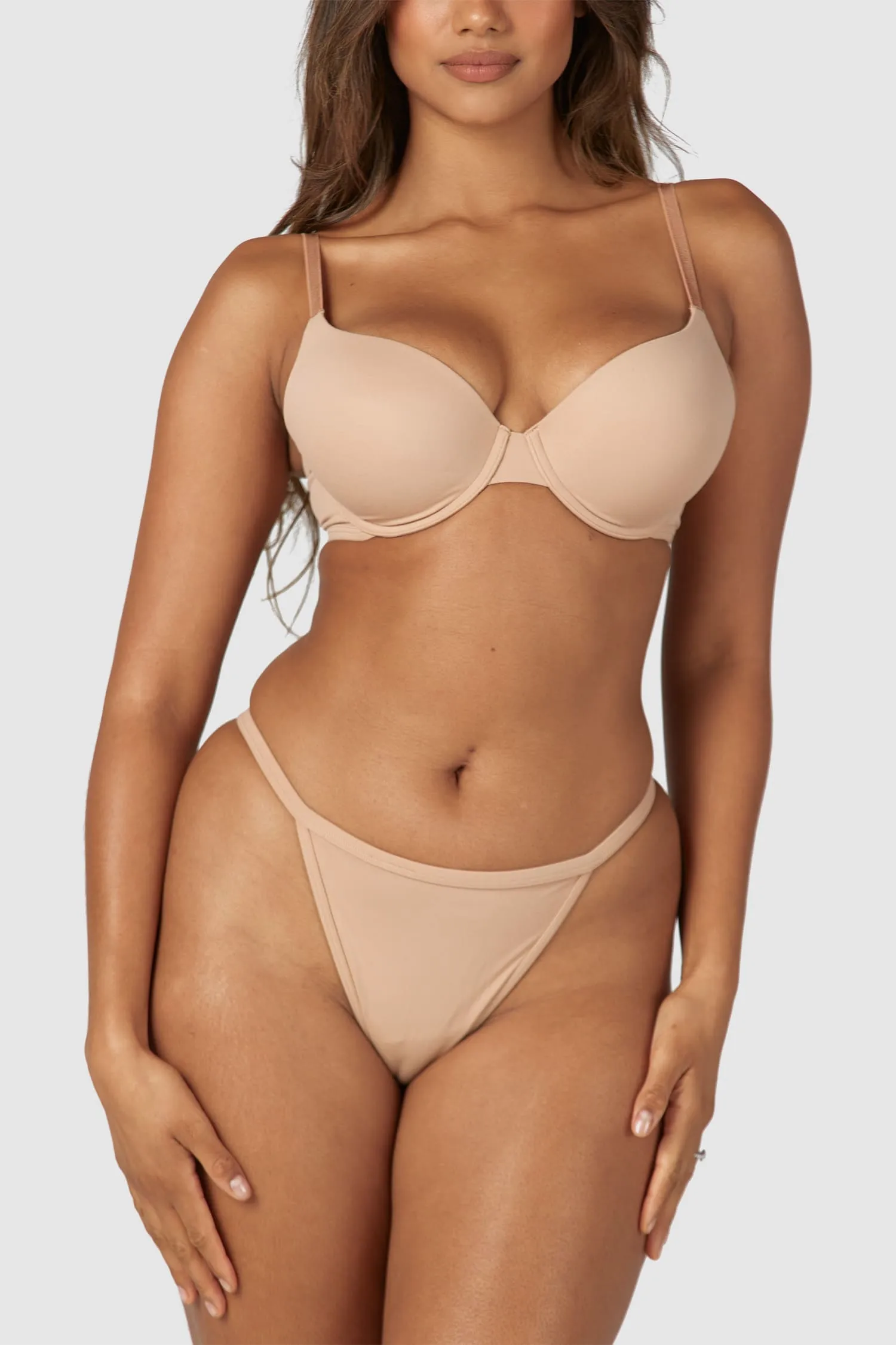 Sculpt Push-Up T-shirt Bra  - Honey