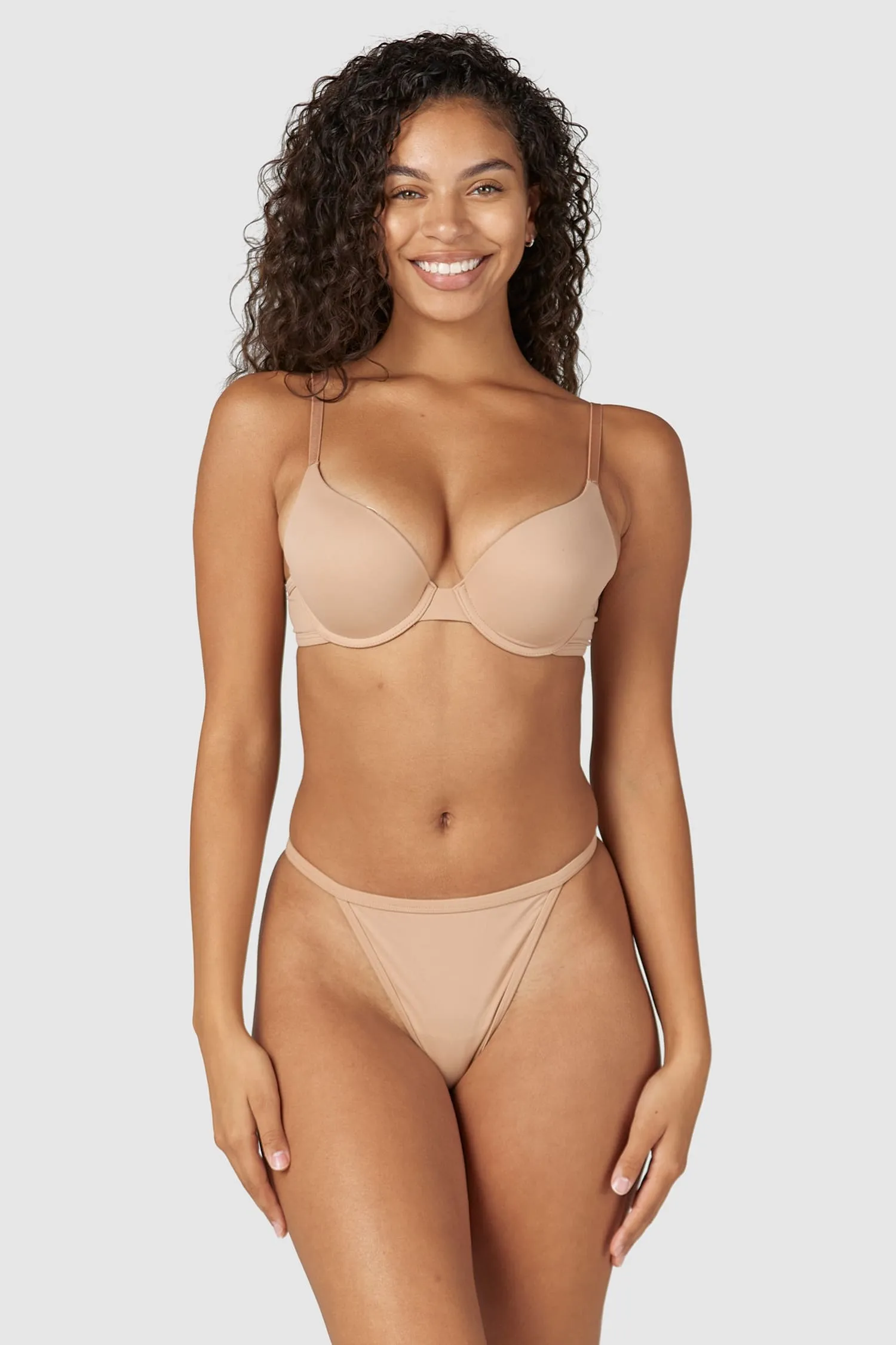 Sculpt Push-Up T-shirt Bra  - Honey