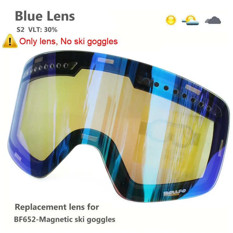 Ski Len/Ski Goggles With Magnetic Double Layer Lens, Skiing Anti-fog UV400 Snowboard Goggles For Men And Women, Outdoor Sports Ski Glasses, Eyewear