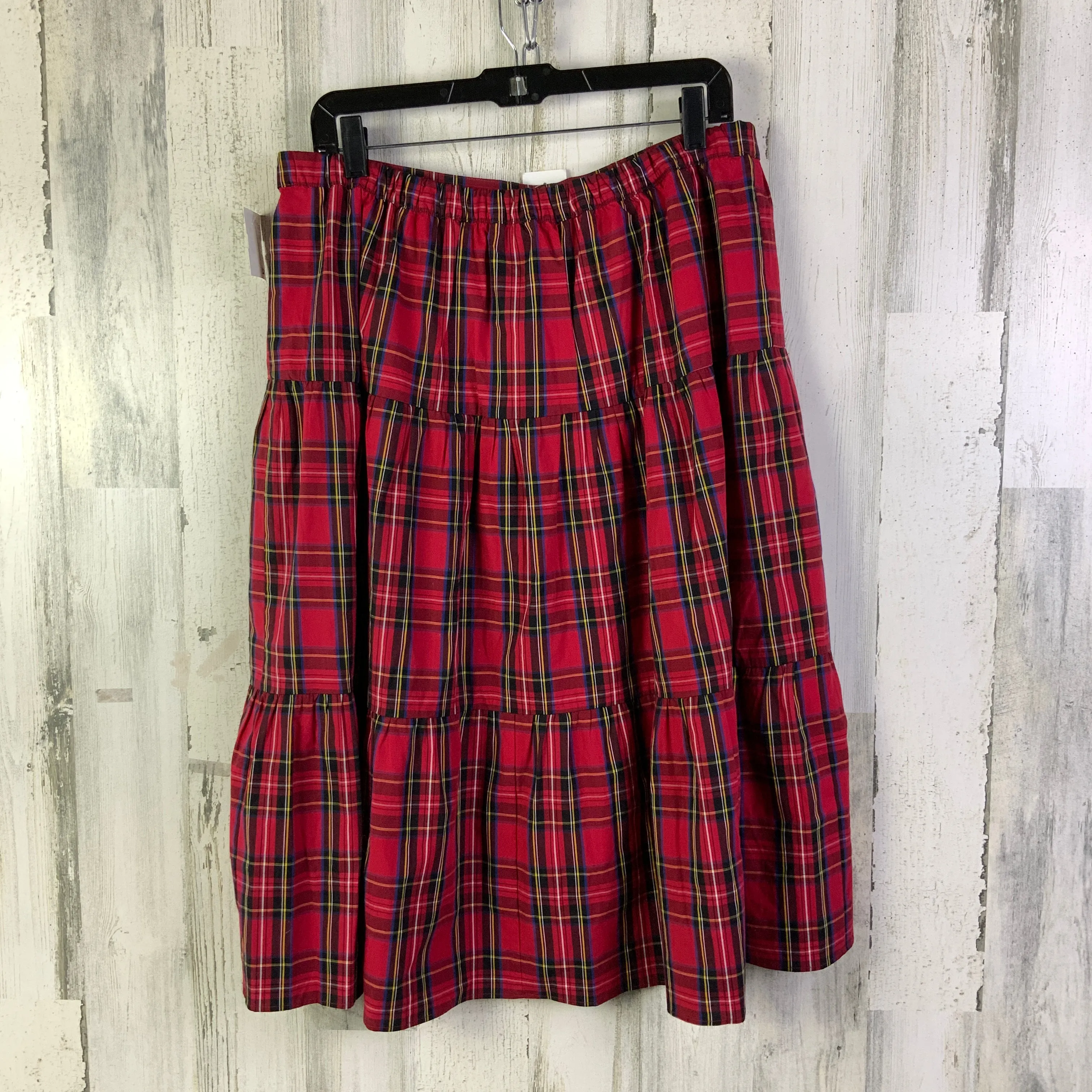 Skirt Midi By J. Crew In Red, Size: 12