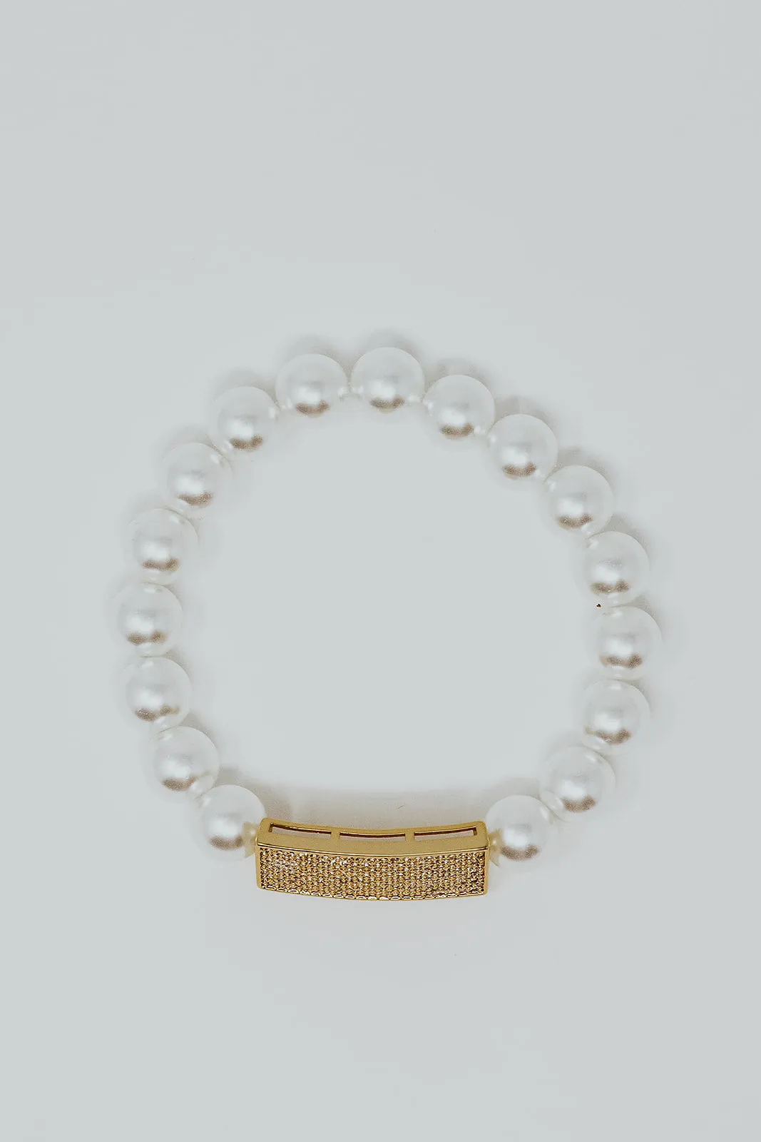 Swanky 5 Piece Pearl Bracelet Stack