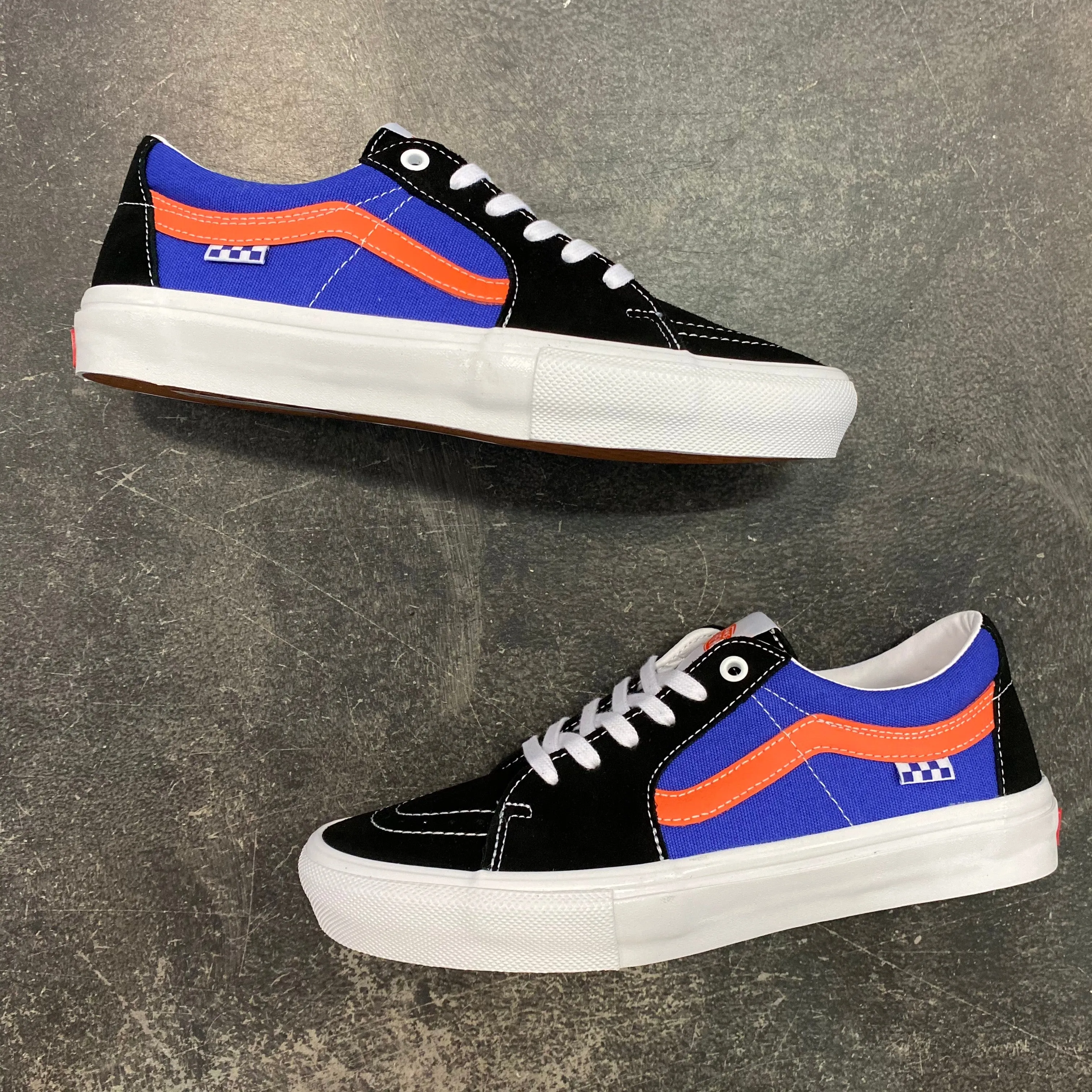 Vans Skate Sk8 Low Dragon Flame Blue/Orange SALE