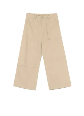 [Y's BORN PRODUCT] COTTON TWILL LONG STRAIGHT PANTS