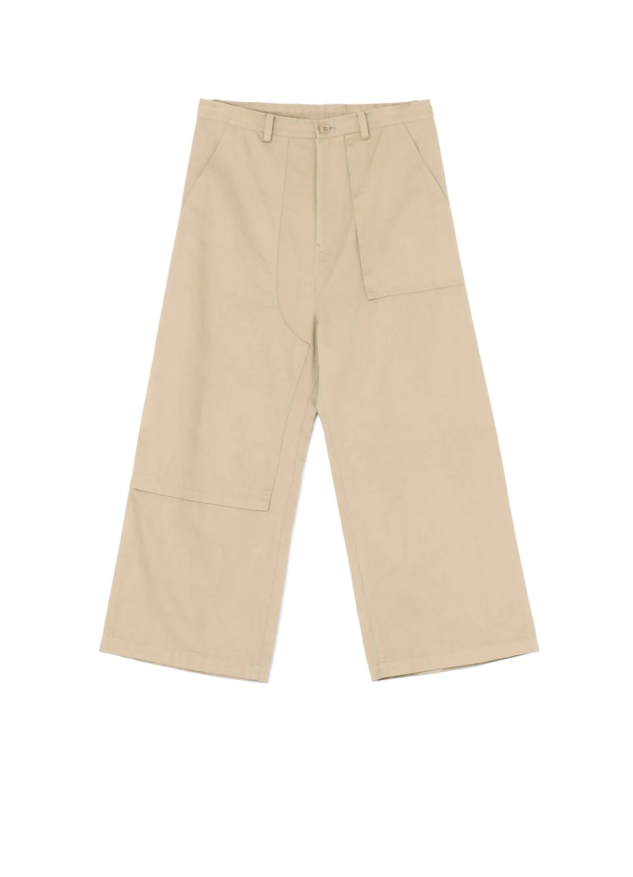 [Y's BORN PRODUCT] COTTON TWILL LONG STRAIGHT PANTS